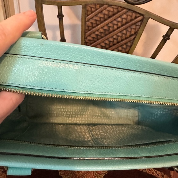 Kate Spade Aqua Leather Tote - Picture 4 of 5